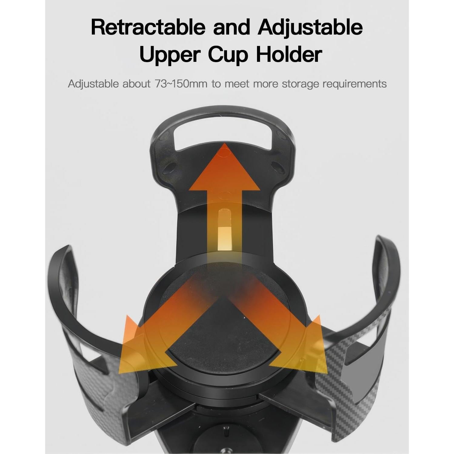 Soporte para Tazas de Coche VisionSync AC006 Ajustable 2 en 1