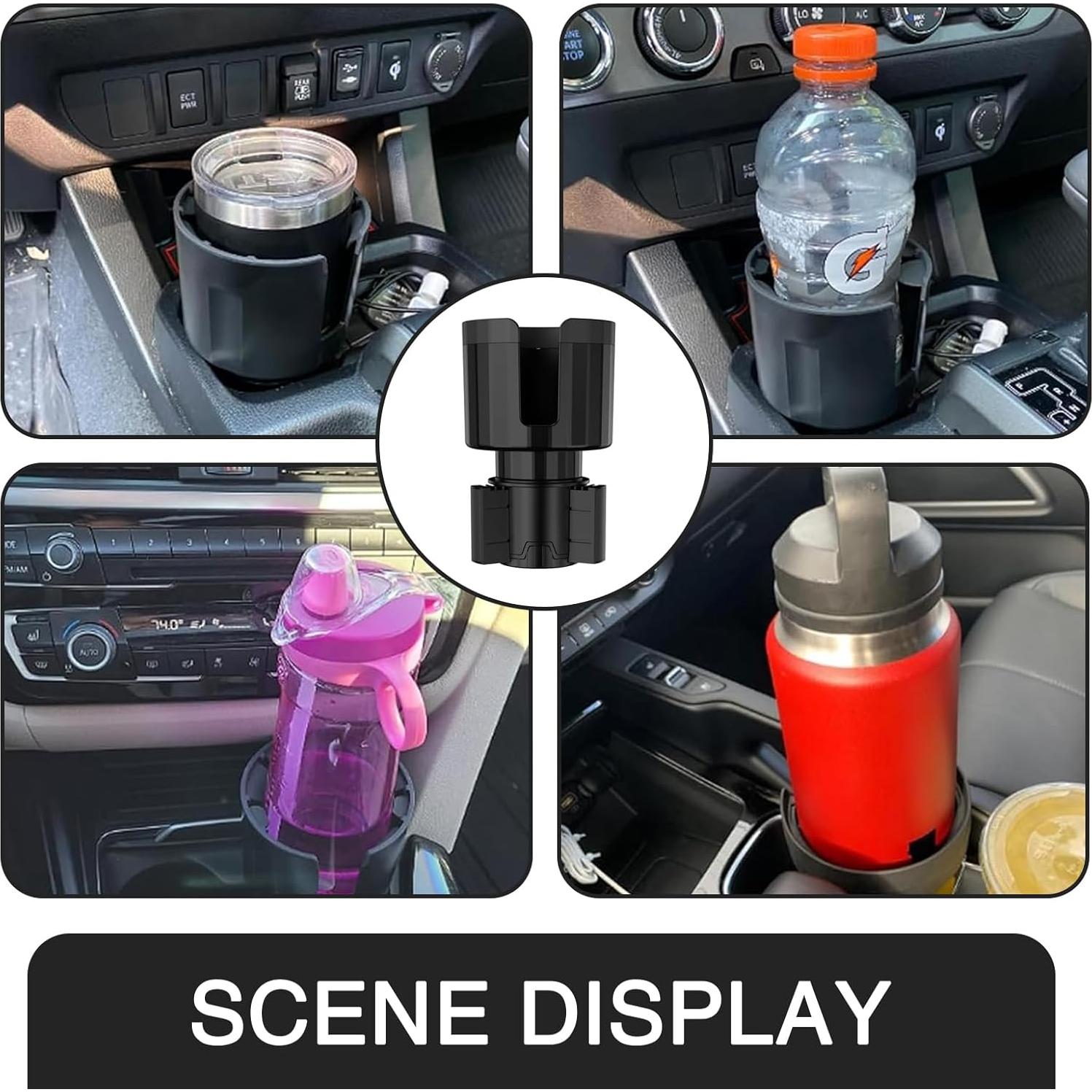 Soporte de Taza para Coche QODOLSI QOBJ1706BL-1PC Ajustable