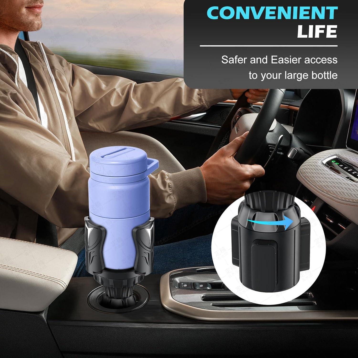 Soporte de Taza de Coche Easkkty Ajustable Universal 2.4-5"