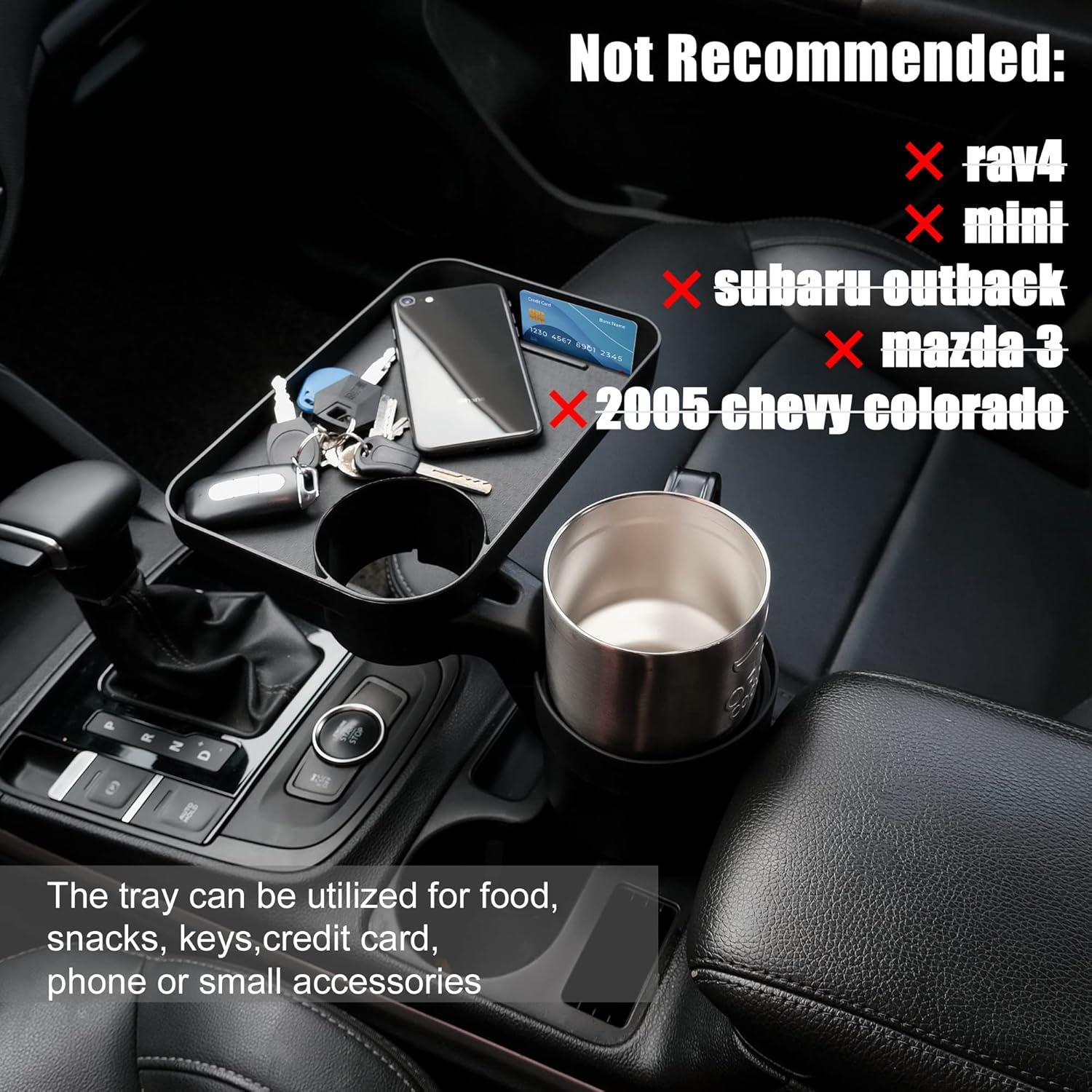 Soporte para Taza de Coche SEVEN SPARTA con Bandeja Expandible