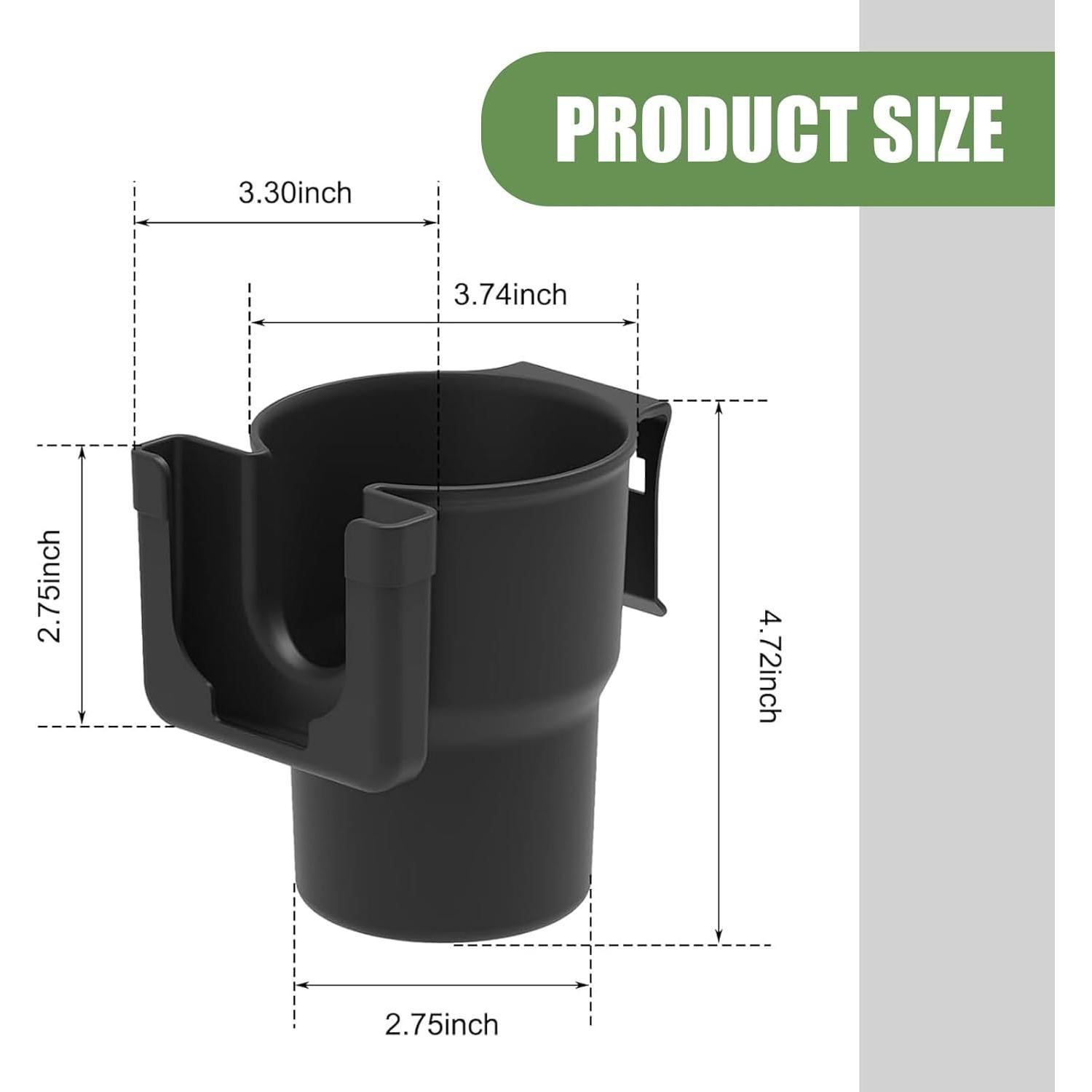 Expansor Soporte Tazas Coche Shakas Multifuncional Negro