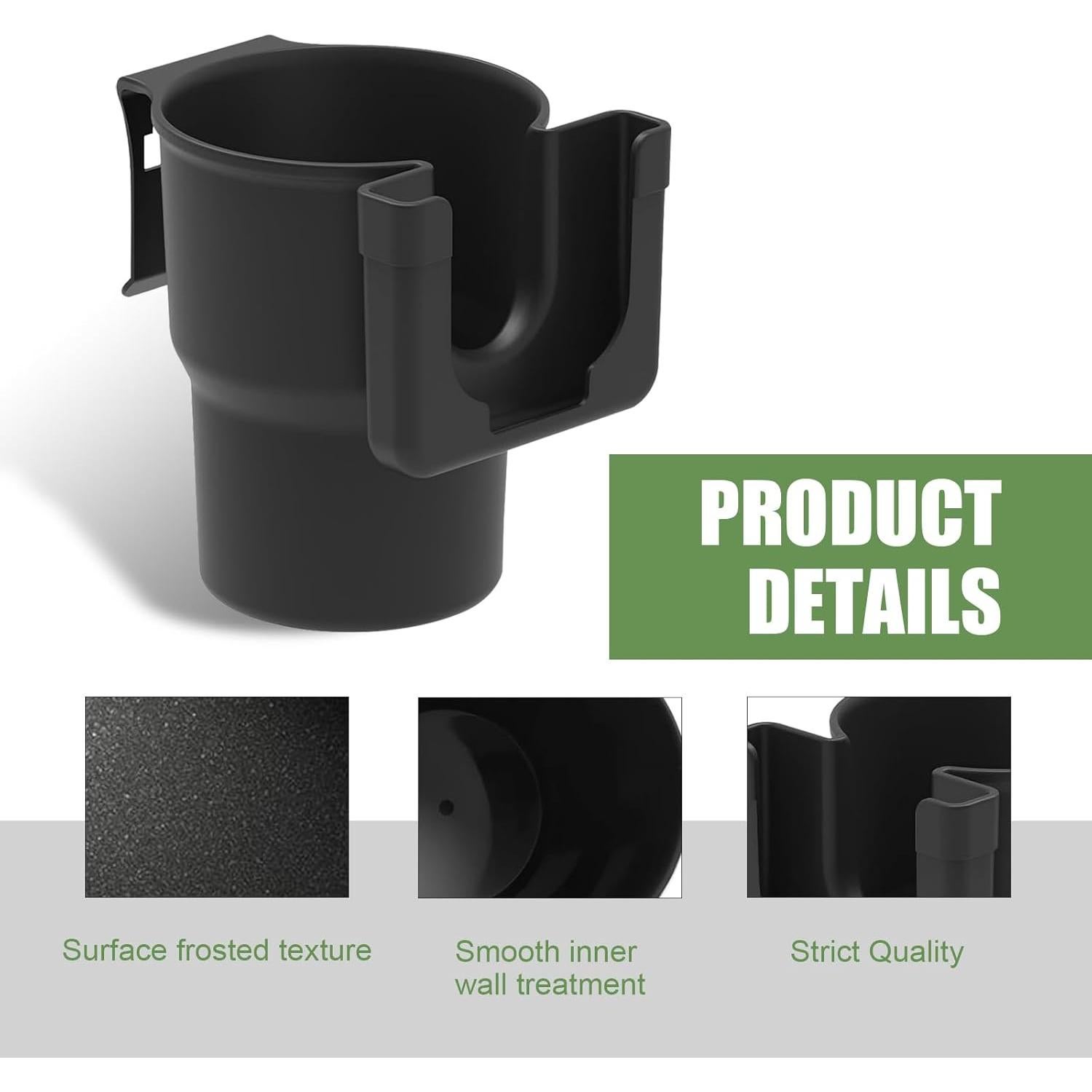 Expansor Soporte Tazas Coche Shakas Multifuncional Negro