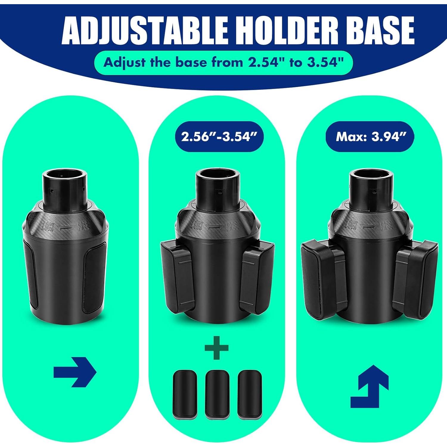 Expansor Soporte para Tazas de Coche Pecihiko Ajustable 6.5-14 cm