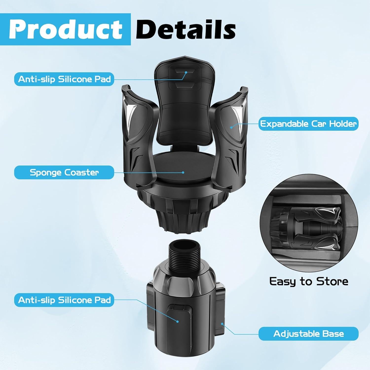 Expansor de Soporte para Tazas GQIRIL Ajustable 0.3-1.9L