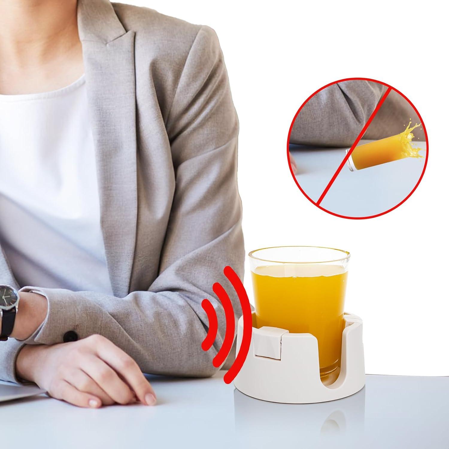 Soportes para Tazas Antideslizantes Mezchi - Paquete de 2 Blancos