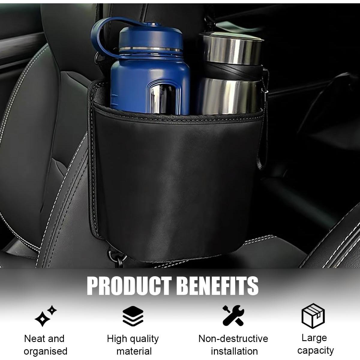 Organizador de Asiento de Auto Yourkar para Tazas y Bebidas