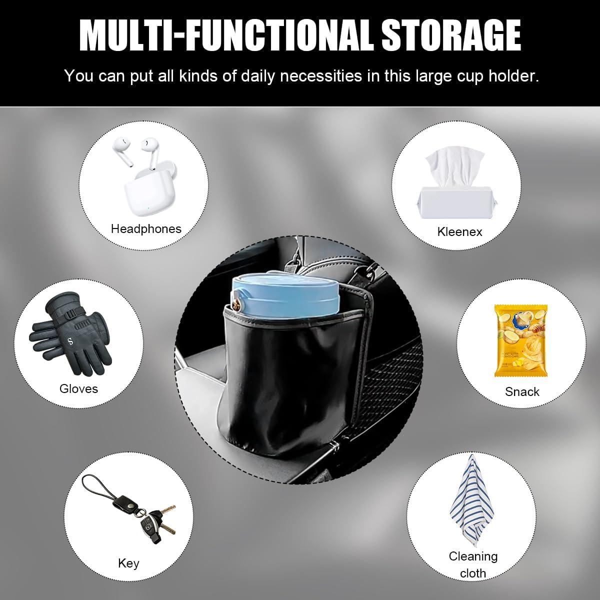 Organizador de Asiento de Auto Yourkar para Tazas y Bebidas