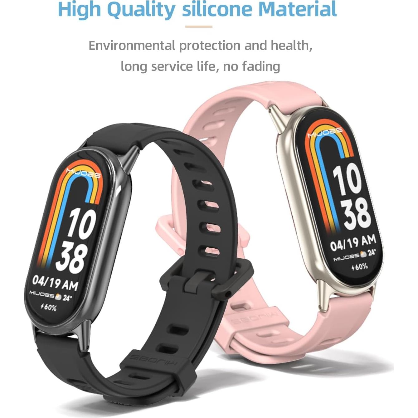 Correa MIJOBS para Mi Band 8/9 Silicona Impermeable