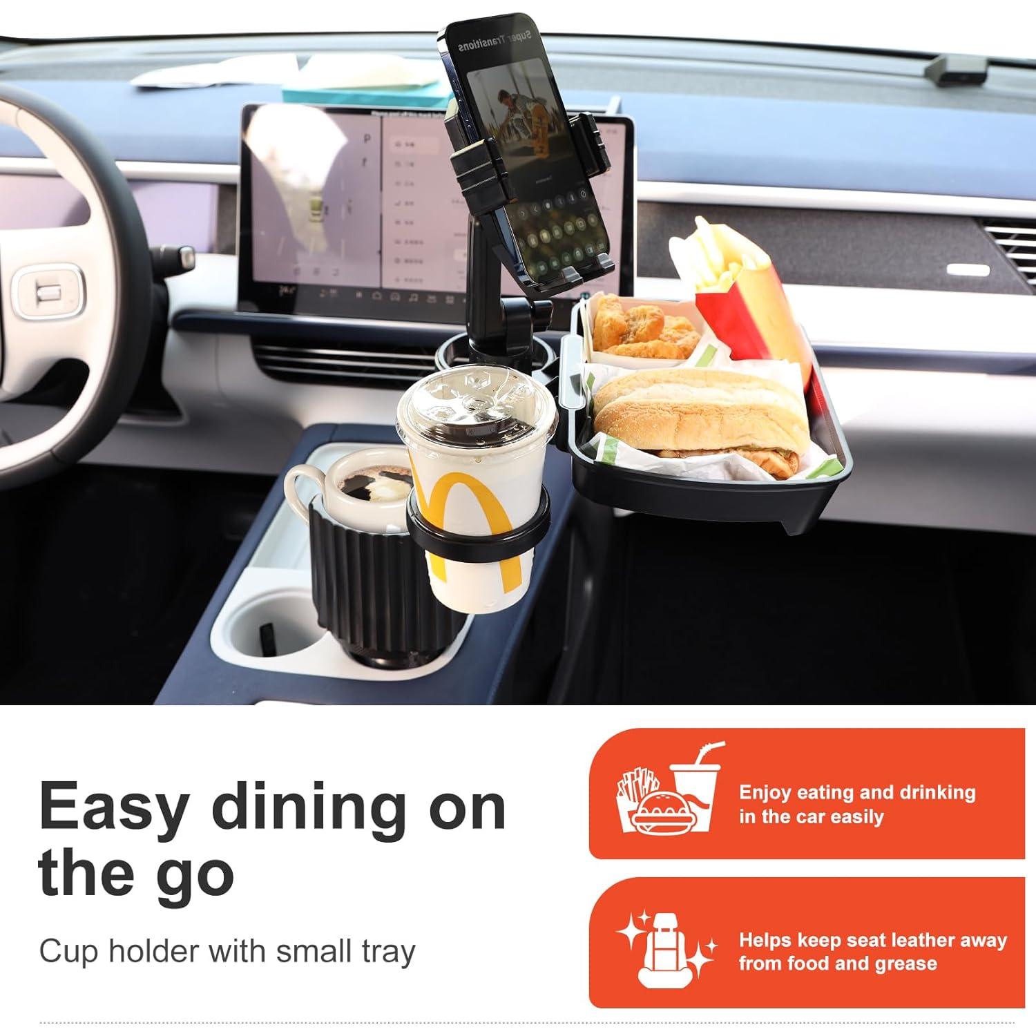 Soporte para Tazas de Coche Sancaral 5-en-1 Ajustable