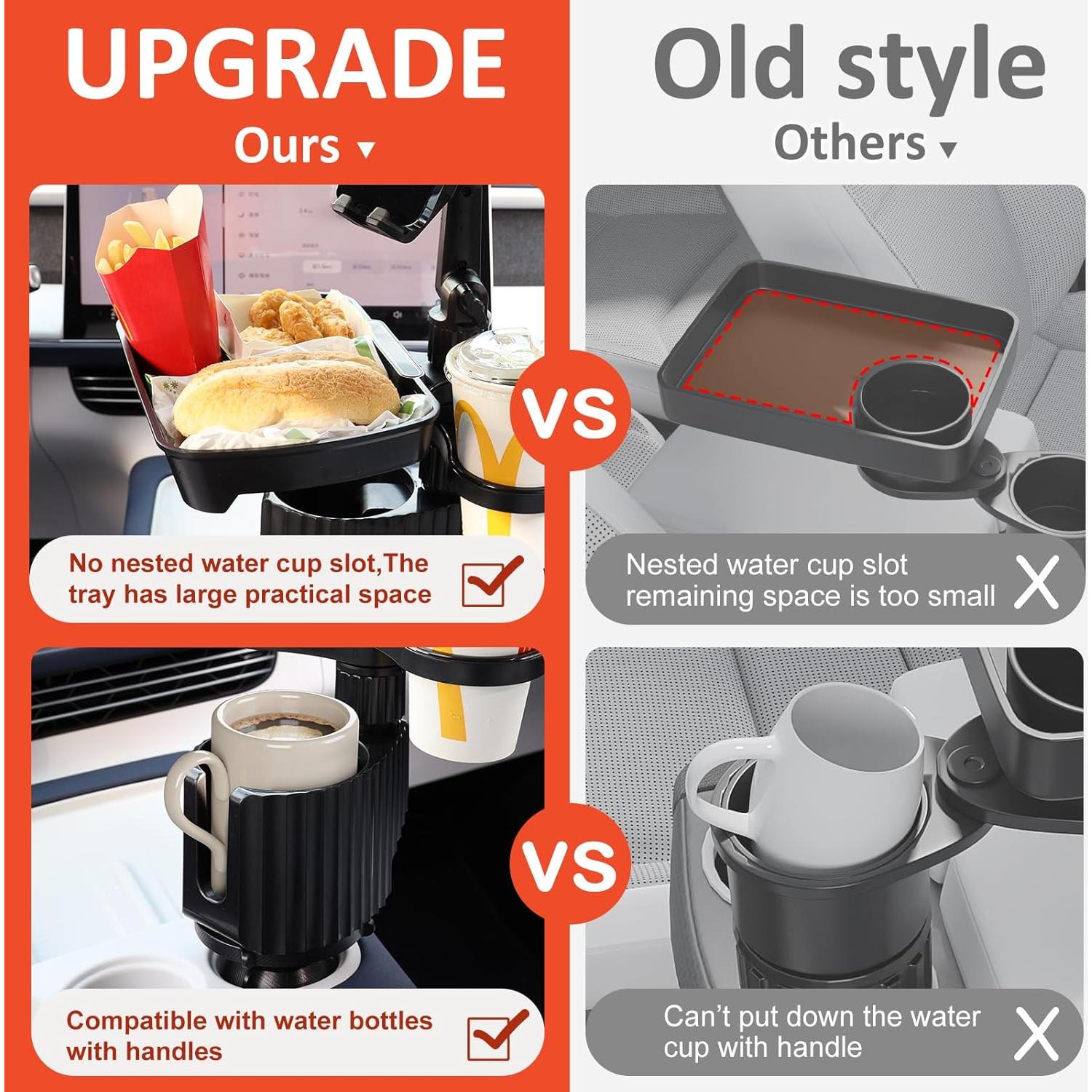 Soporte para Tazas de Coche Sancaral 5-en-1 Ajustable