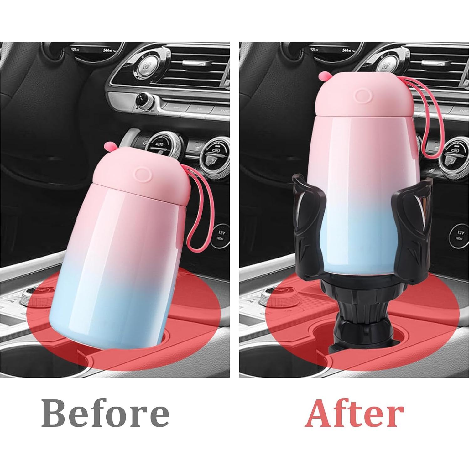 Expansor Soporte para Tazas de Coche LOUVERTOIL Ajustable 7.5-14 cm