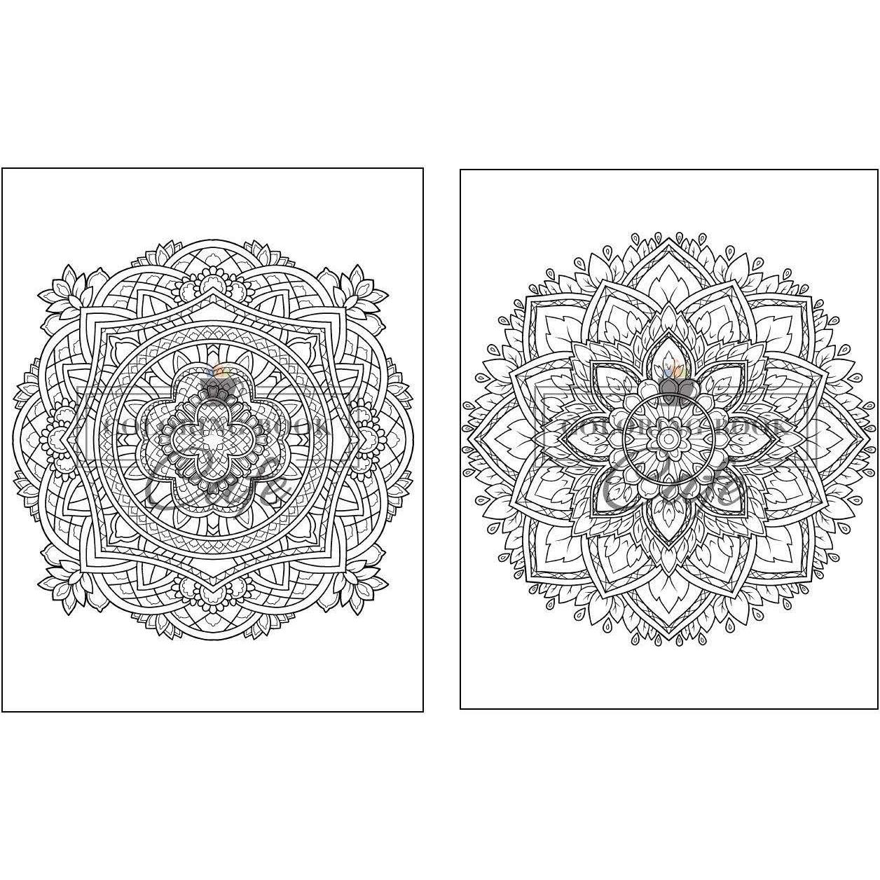 125 Mandalas: An Adult Coloring Book Featuring 125 of the World’s Most Beautiful Mandalas for Stress Relief and Relaxation (Mandala Coloring Books)