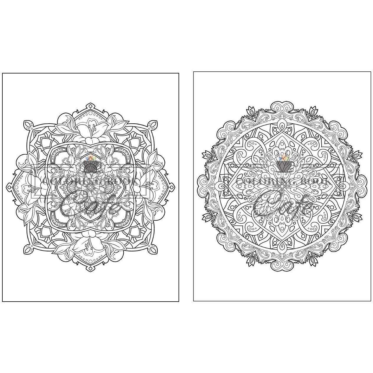 125 Mandalas: An Adult Coloring Book Featuring 125 of the World’s Most Beautiful Mandalas for Stress Relief and Relaxation (Mandala Coloring Books)