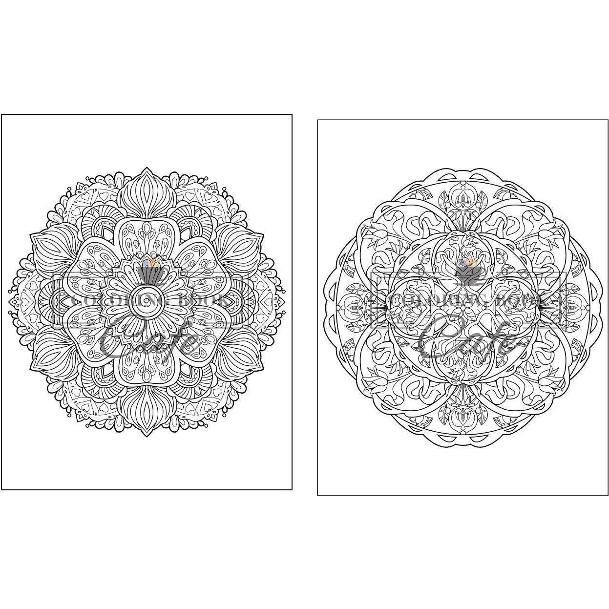 125 Mandalas: An Adult Coloring Book Featuring 125 of the World’s Most Beautiful Mandalas for Stress Relief and Relaxation (Mandala Coloring Books)