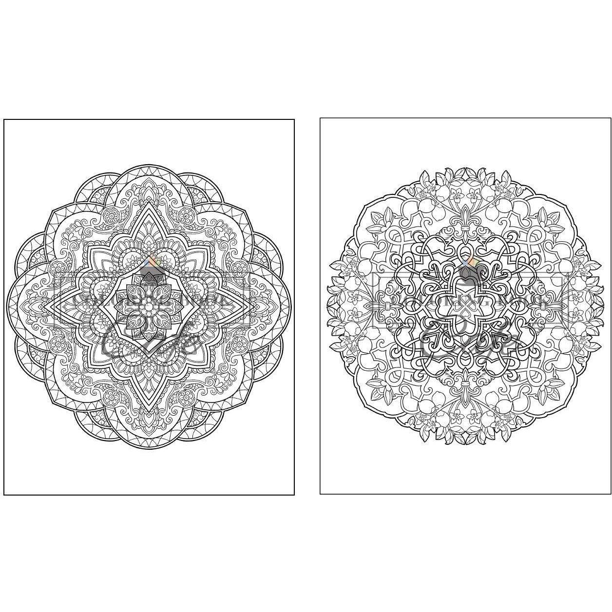 125 Mandalas: An Adult Coloring Book Featuring 125 of the World’s Most Beautiful Mandalas for Stress Relief and Relaxation (Mandala Coloring Books)