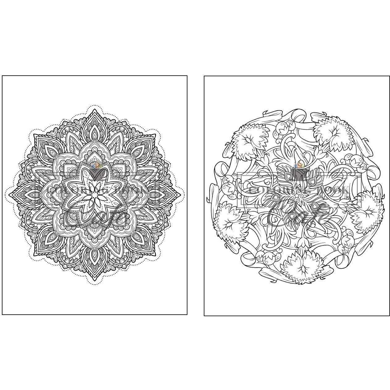 125 Mandalas: An Adult Coloring Book Featuring 125 of the World’s Most Beautiful Mandalas for Stress Relief and Relaxation (Mandala Coloring Books)