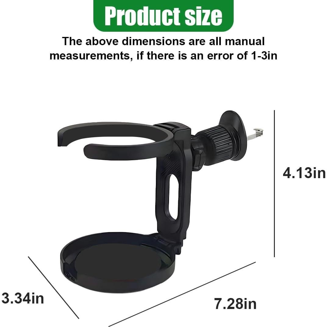 Soporte para Taza de Auto UHANBUT Plegable Antideslizante
