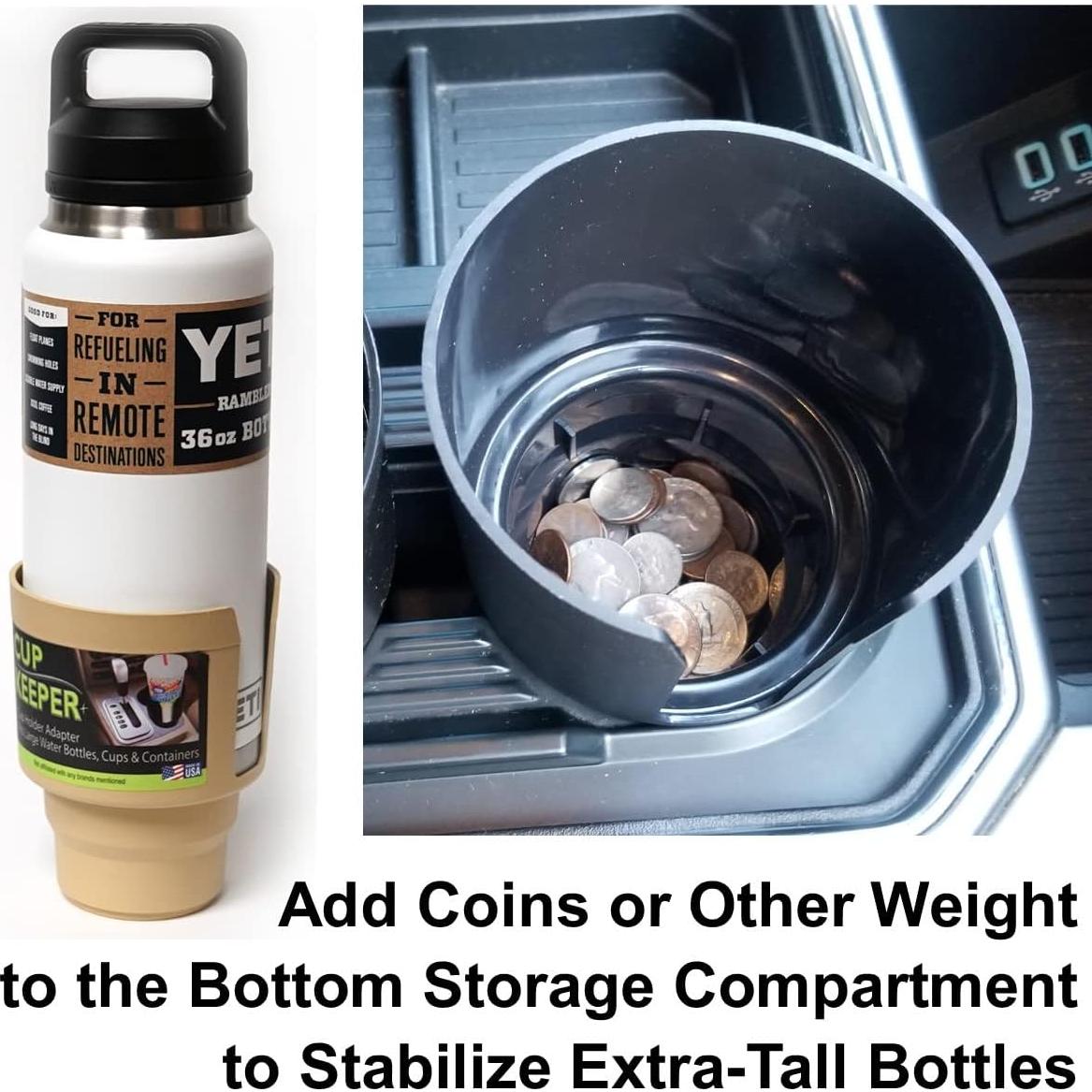 Adaptador de Soporte para Tazas Gadjit Cup Keeper Plus - Negro