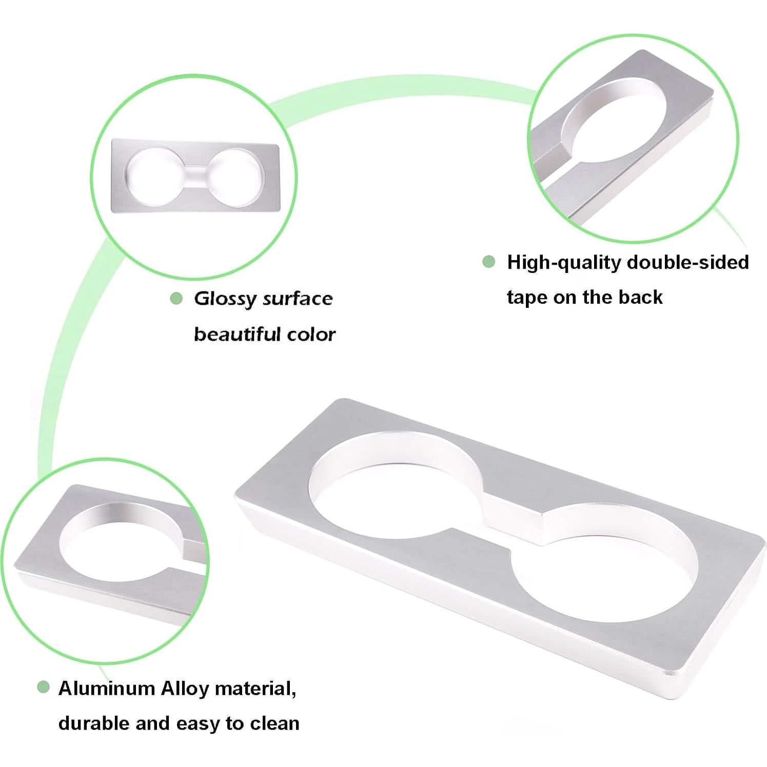 Adaptador Expansor Soporte Tazas Auto PIUGILH Hummer H2 Plata