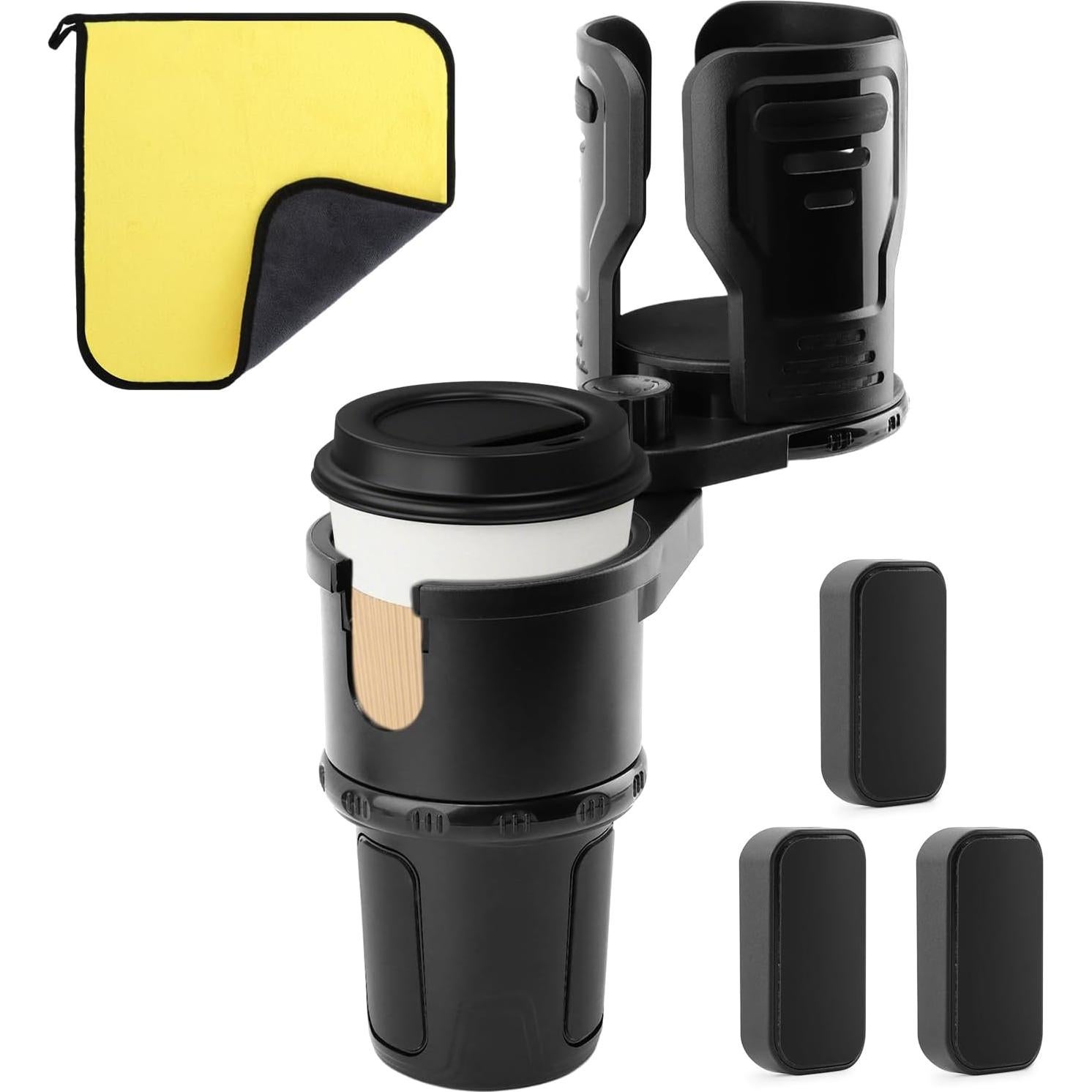 Soporte de Vaso para Coche Expandible HONUTIGE 2 en 1 Ajustable