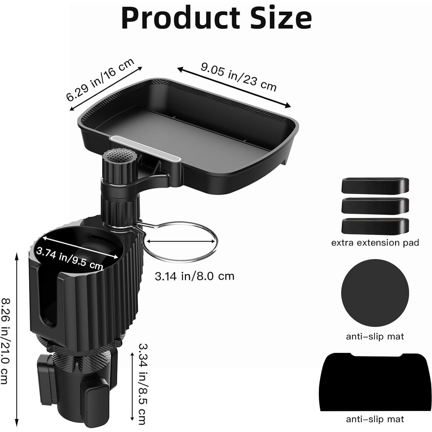 Bandeja Portavasos Multifuncional SUYUDSM 24-CH33 360°