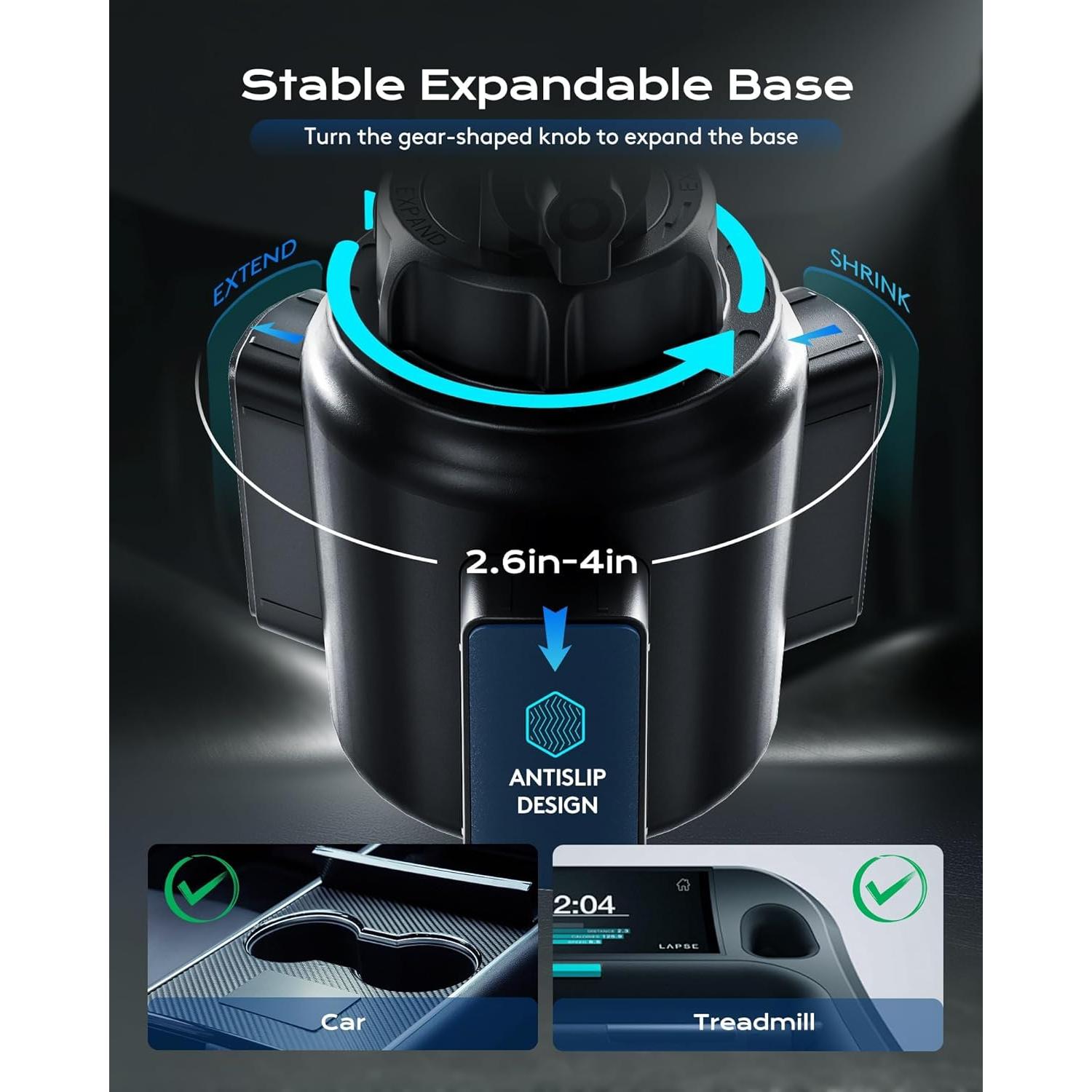 Soporte para teléfono de coche VersoraX con cargador MagSafe 15W