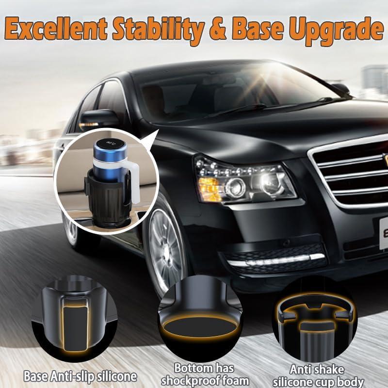 Soporte para Taza y Teléfono Auto Honghauth Ajustable 0.47-1.36L