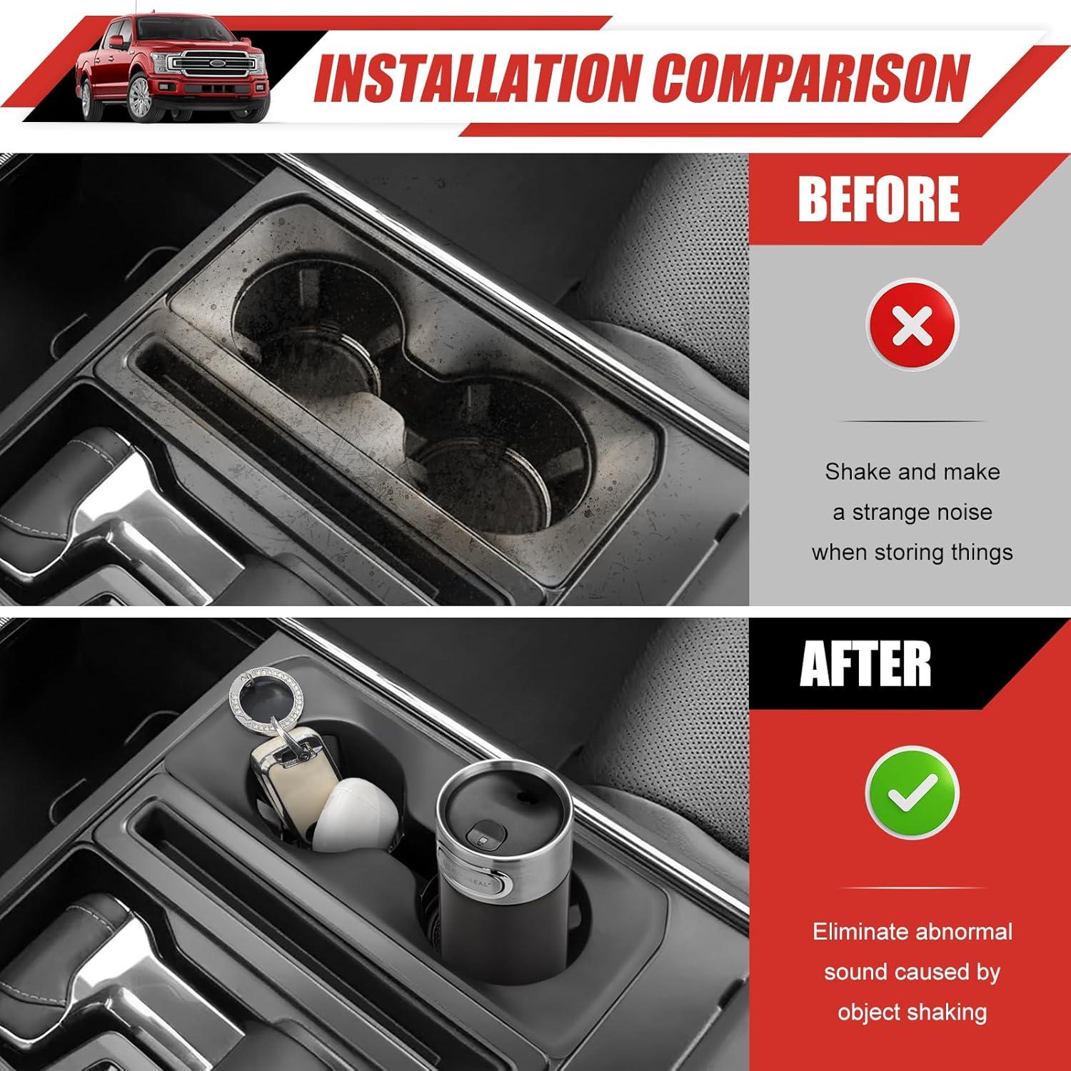 Inserto Soporte de Taza Utiiy para Ford F150 2021-2025