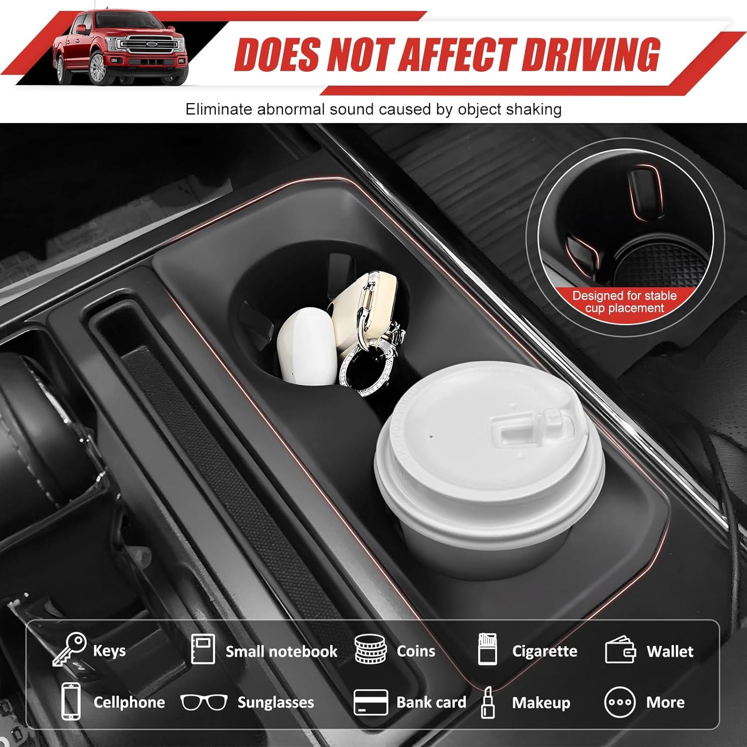 Inserto Soporte de Taza Utiiy para Ford F150 2021-2025