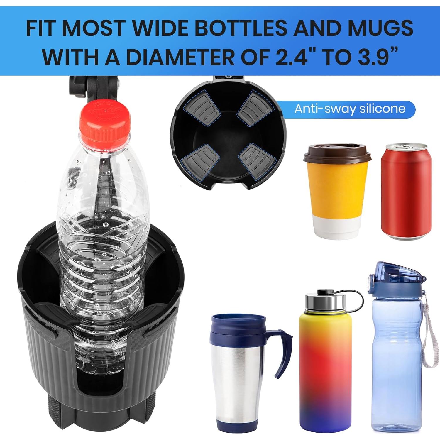 Ventilador USB 6" Suteng con Soporte para Taza Automotriz 2 en 1