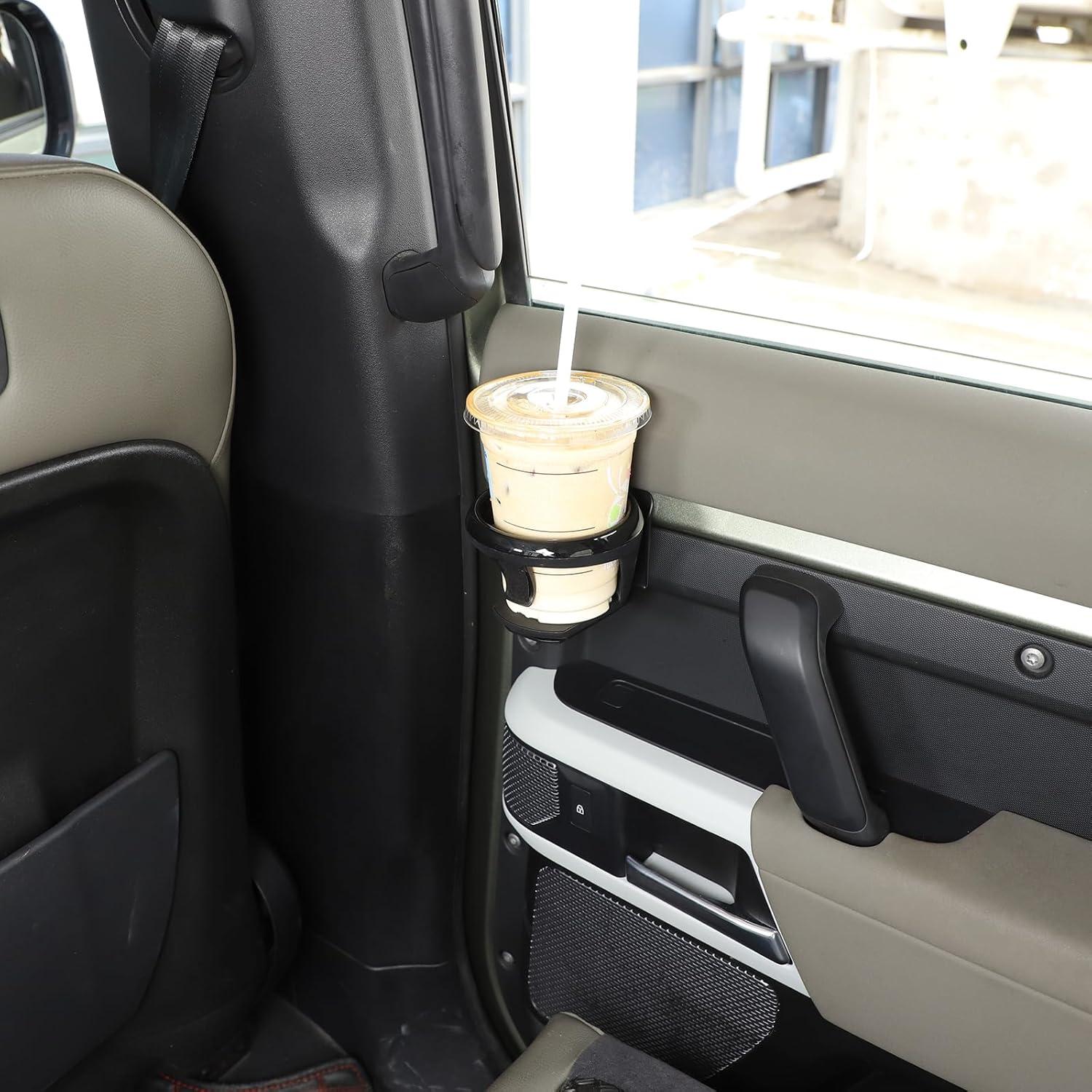 Soporte para Tazas de Puerta Land Rover Defender 2020-2025 Negro