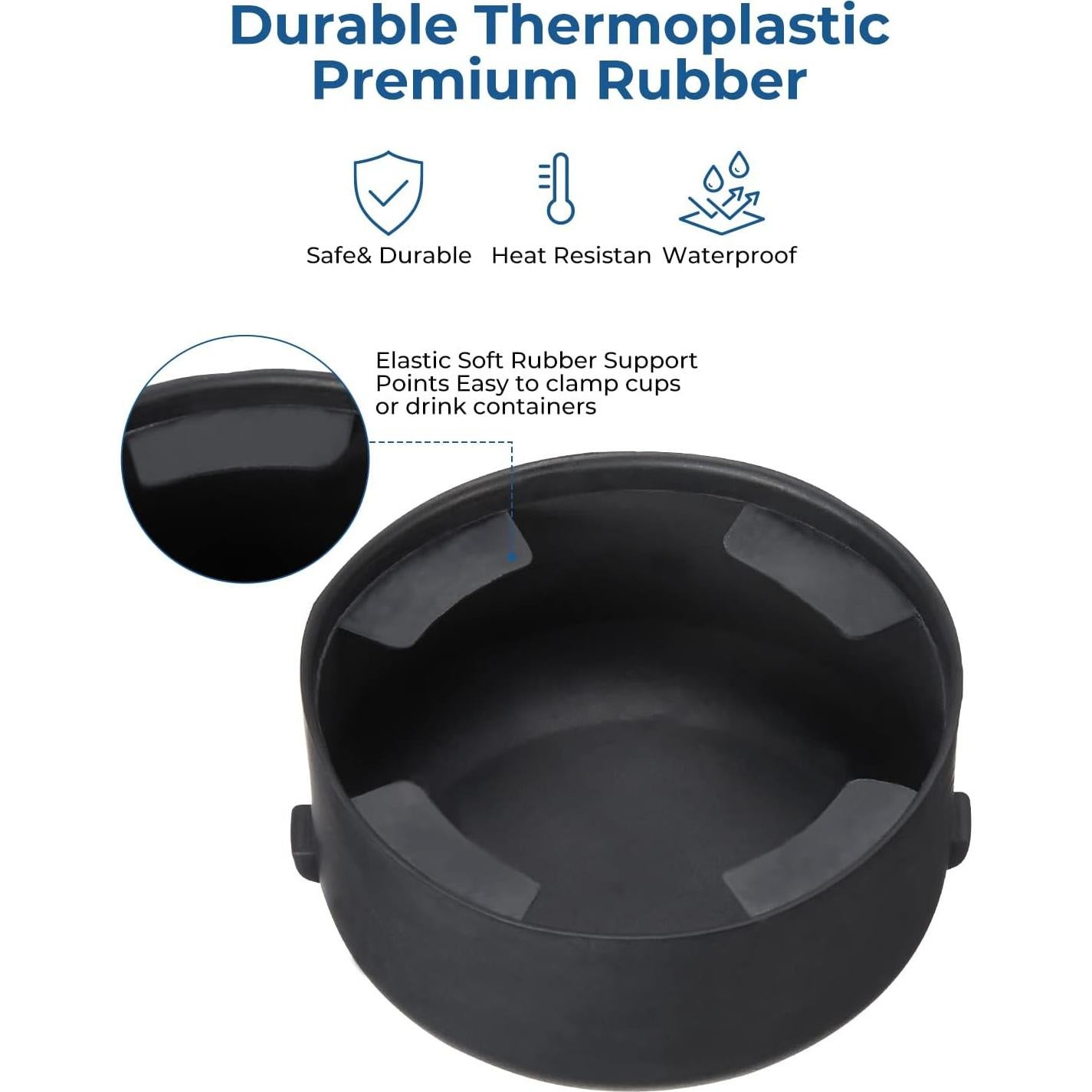 Inserto para Portavasos JOYTUTUS 2 Piezas 7.62 cm y 9.4 cm