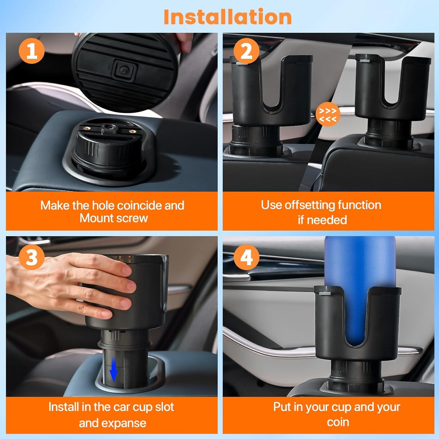 Soporte para Taza Expansible BITIANTEAM 25 Negro 8.64-10.92cm