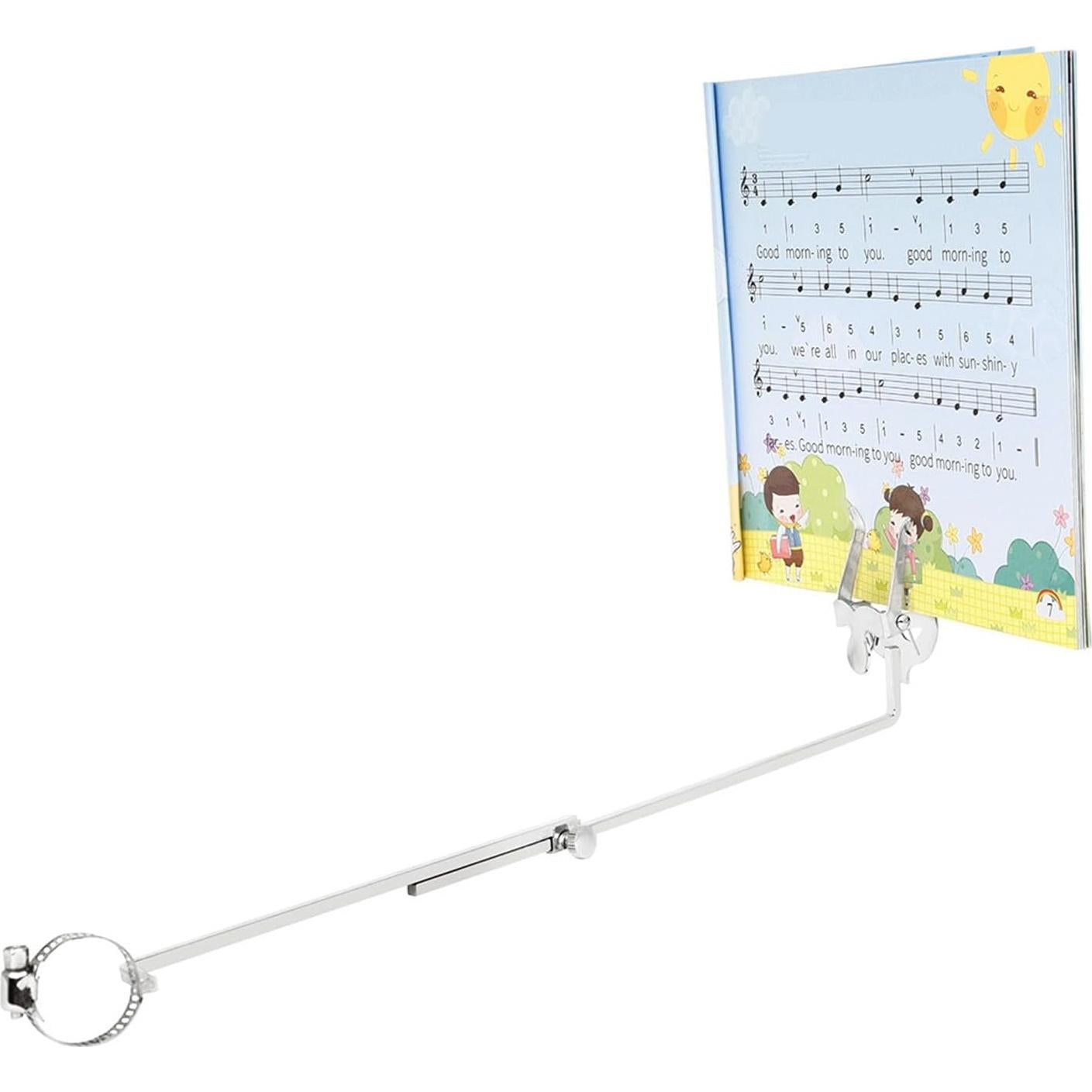 Soporte para Partituras de Flauta Ajustable de Hierro