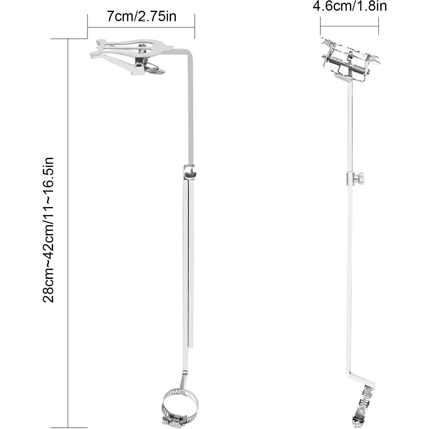 Soporte para Partituras de Flauta Ajustable de Hierro