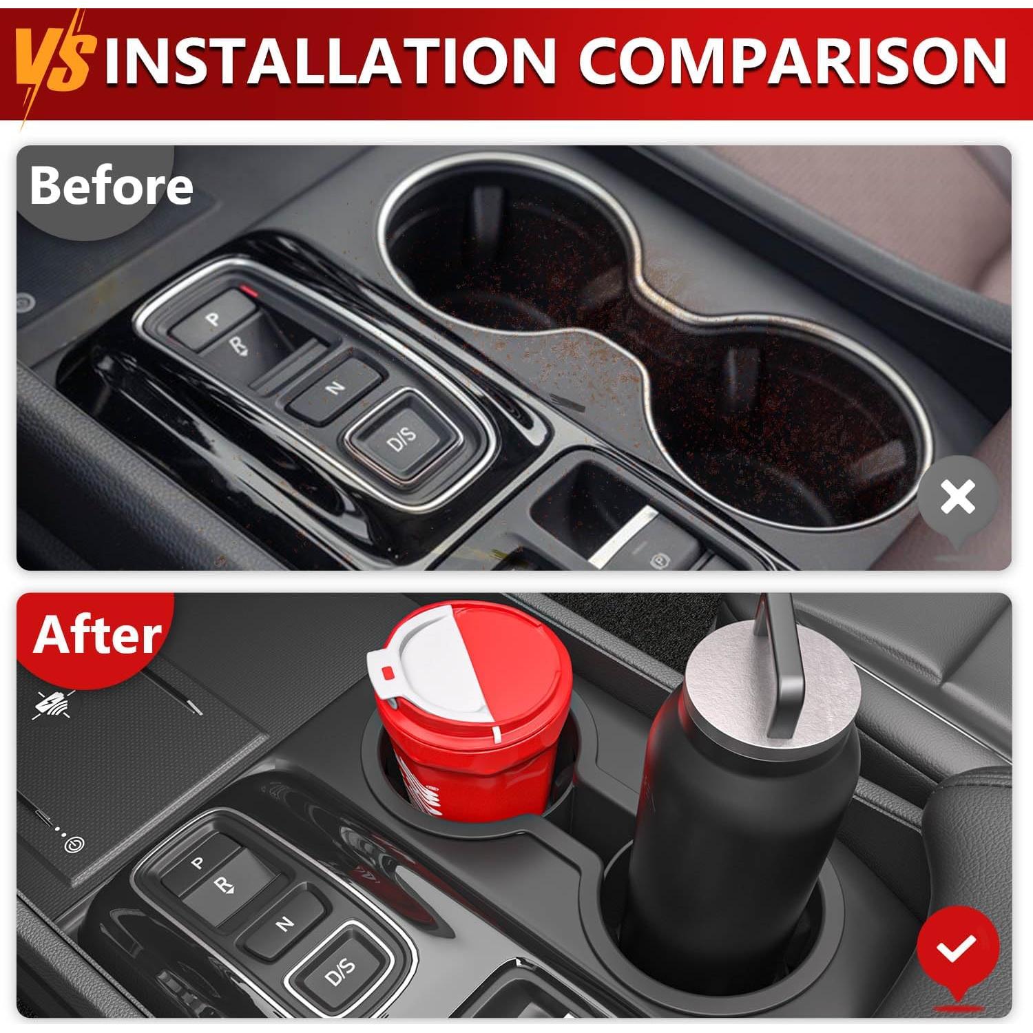 Soporte para Tazas Xipoo para Honda Pilot 2023-2025 Negro