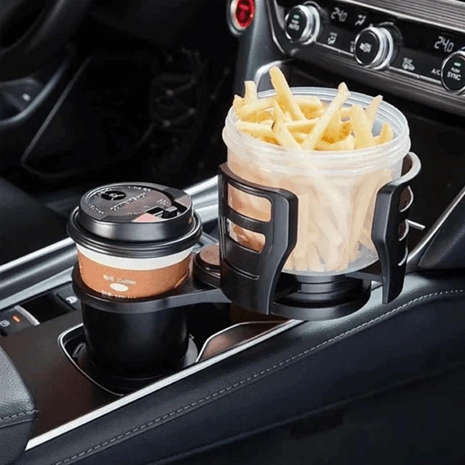 Soporte para Tazas Valza Negro Carbón 2 en 1 Ajustable