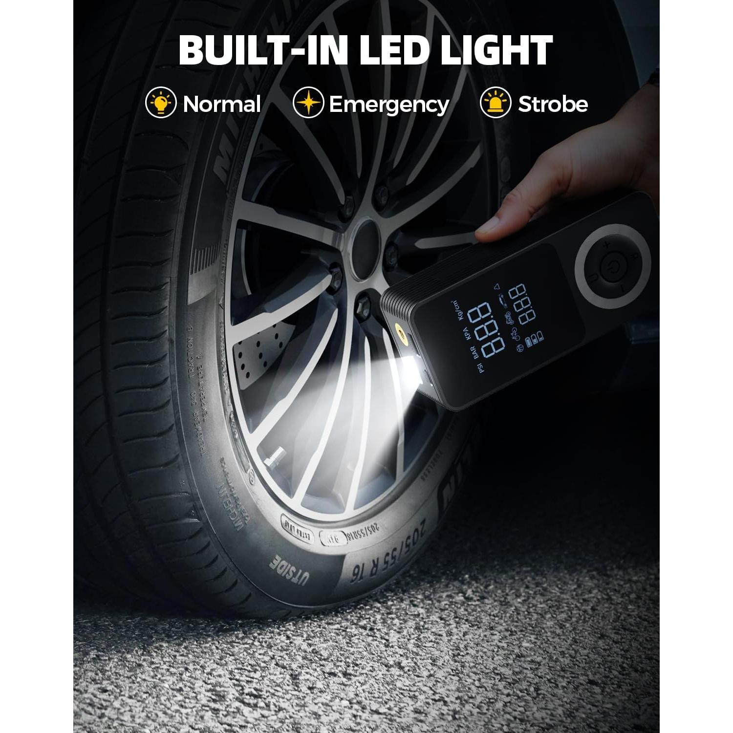 Inflador de Neumáticos Inalámbrico dormzie ST10 150 PSI