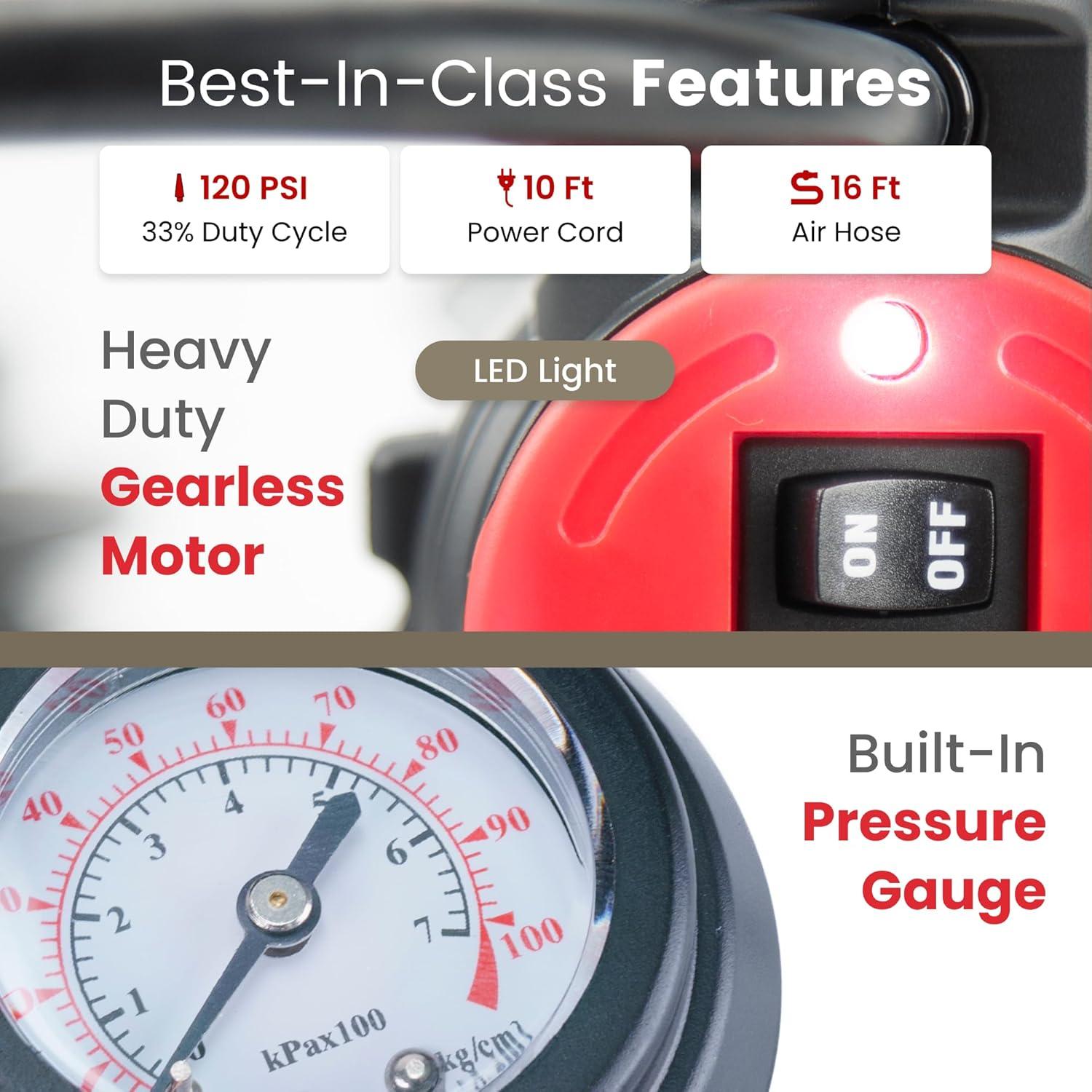 Compresor de Aire Portátil VIAIR 88P 12V 120 PSI para Neumáticos