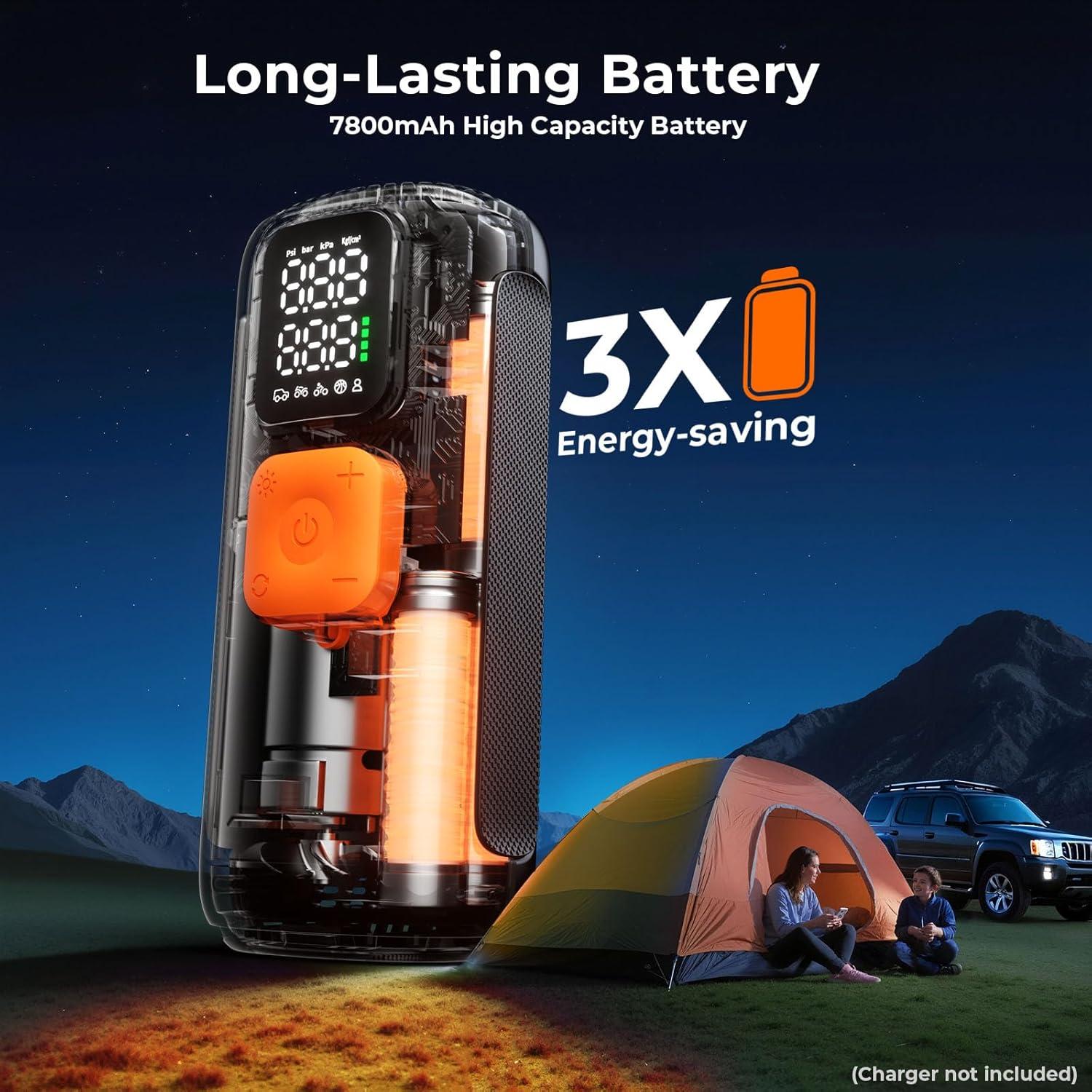 Compresor de Aire Portátil Gurevo GU220 160 PSI 40 LPM