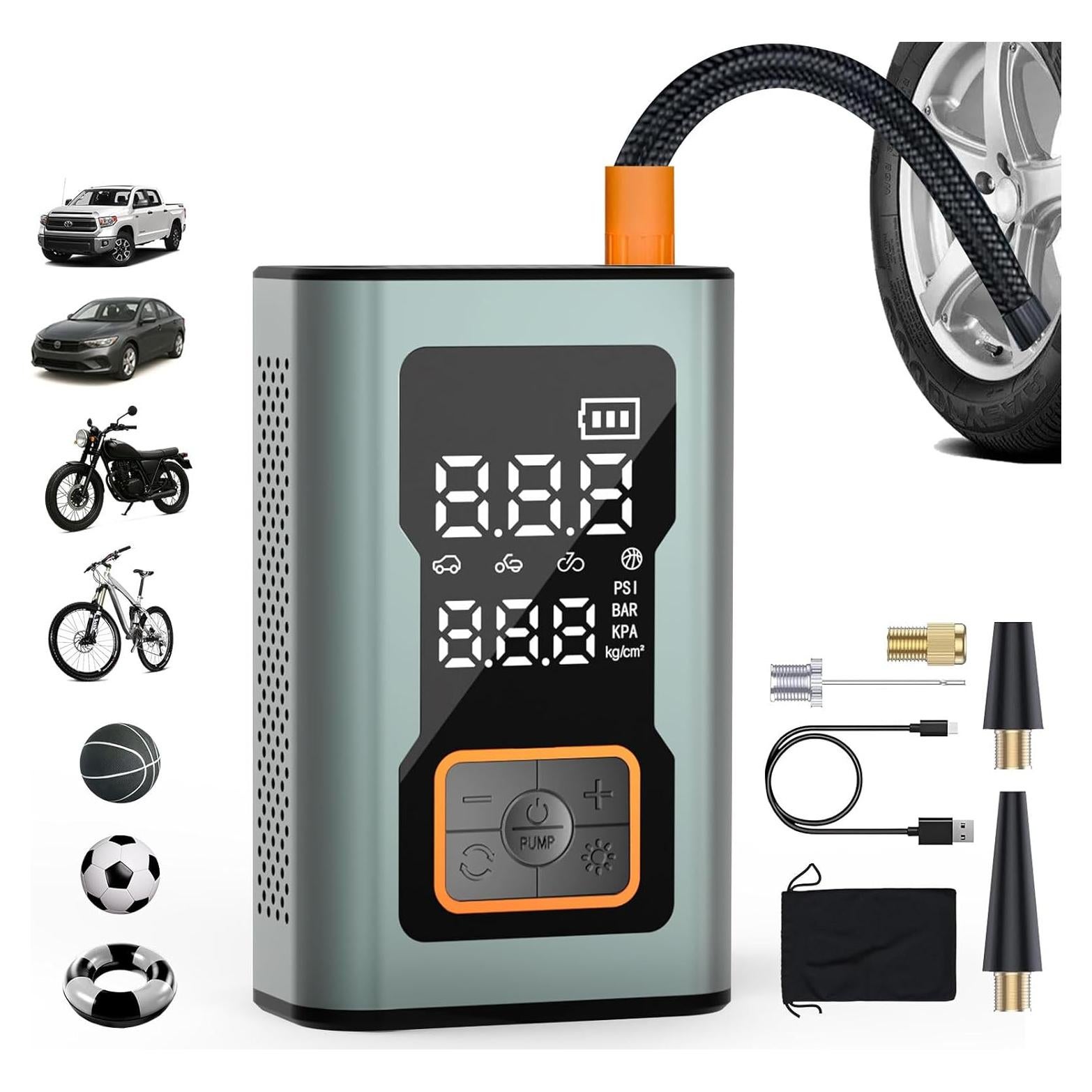 Compresor de Aire Portátil Cagdrivo 150PSI con Apagado Automático