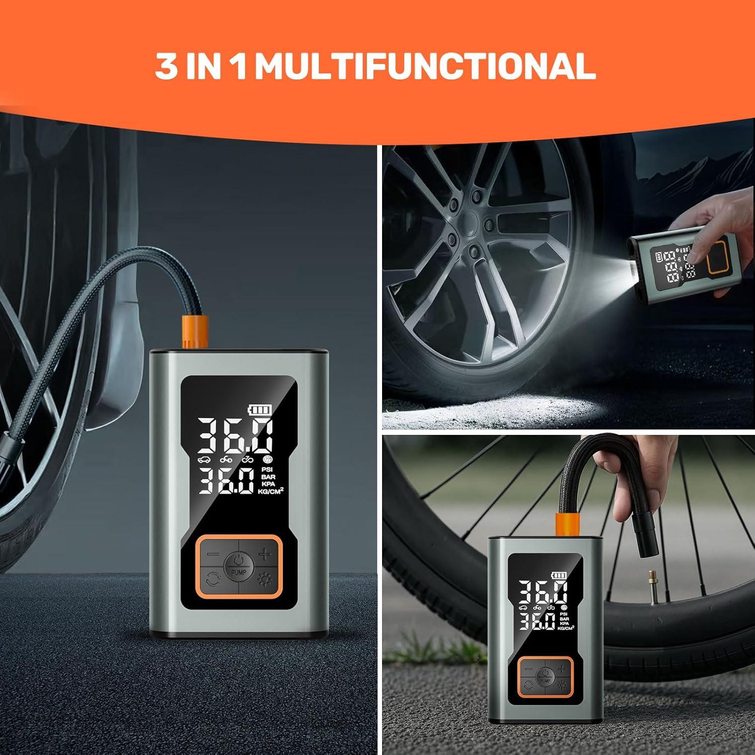 Compresor de Aire Portátil Cagdrivo 150PSI con Apagado Automático