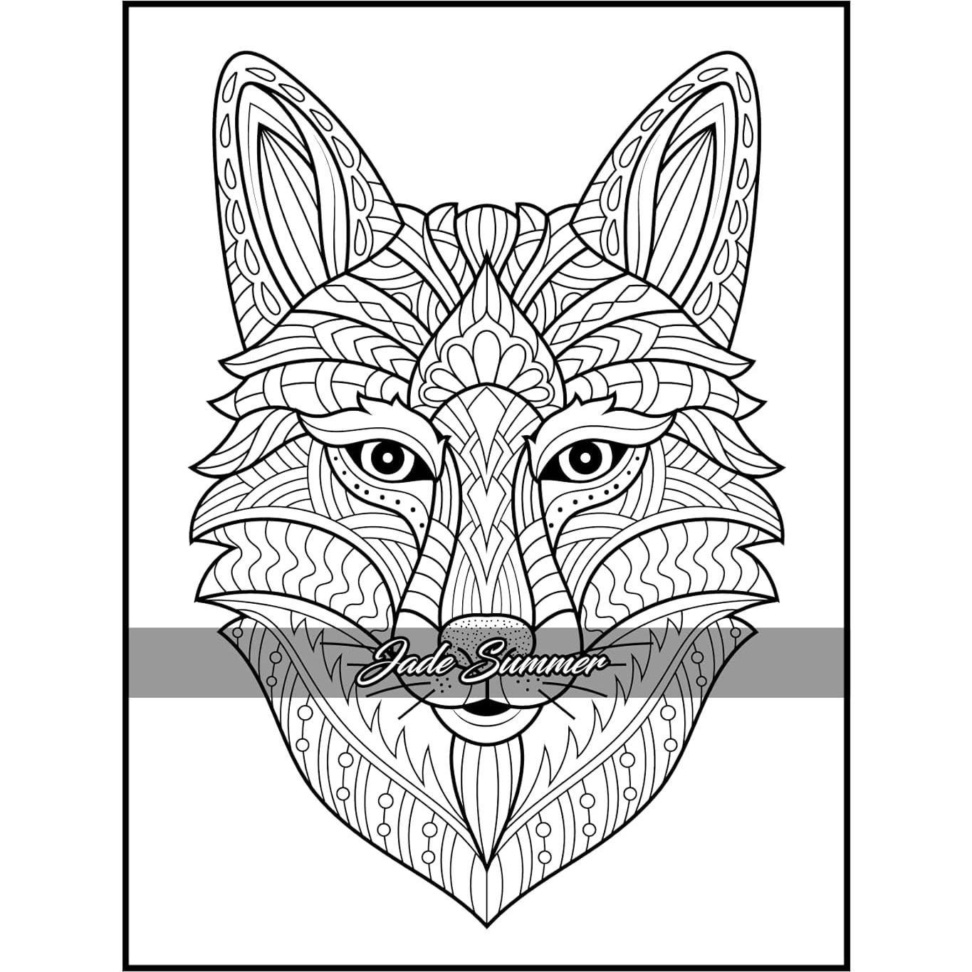 100 Animals: An Adult Coloring Book with Lions, Elephants, Owls, Horses, Dogs, Cats, and Many More!