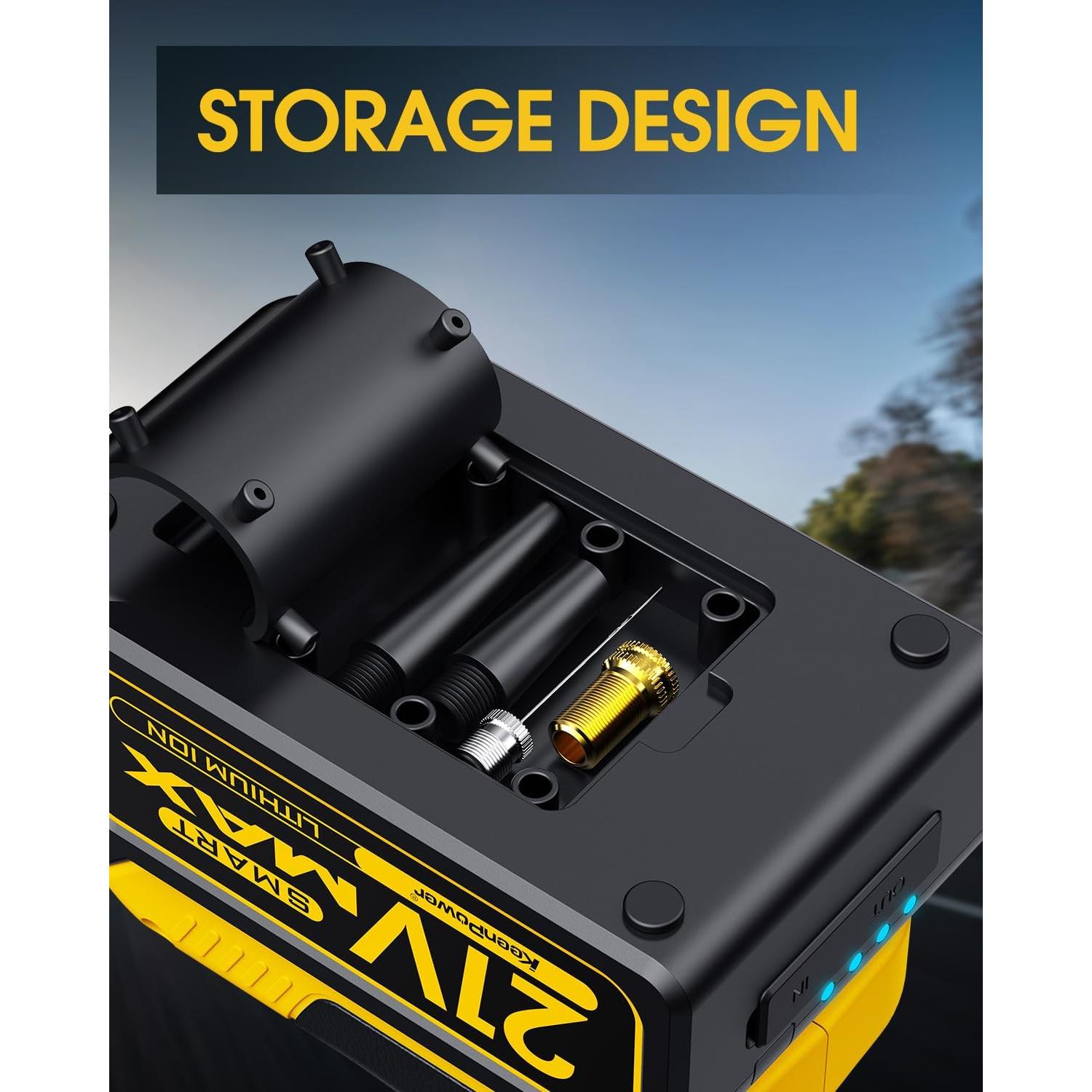 Compresor de Aire Inalámbrico KeenPower CT160 21V 160PSI