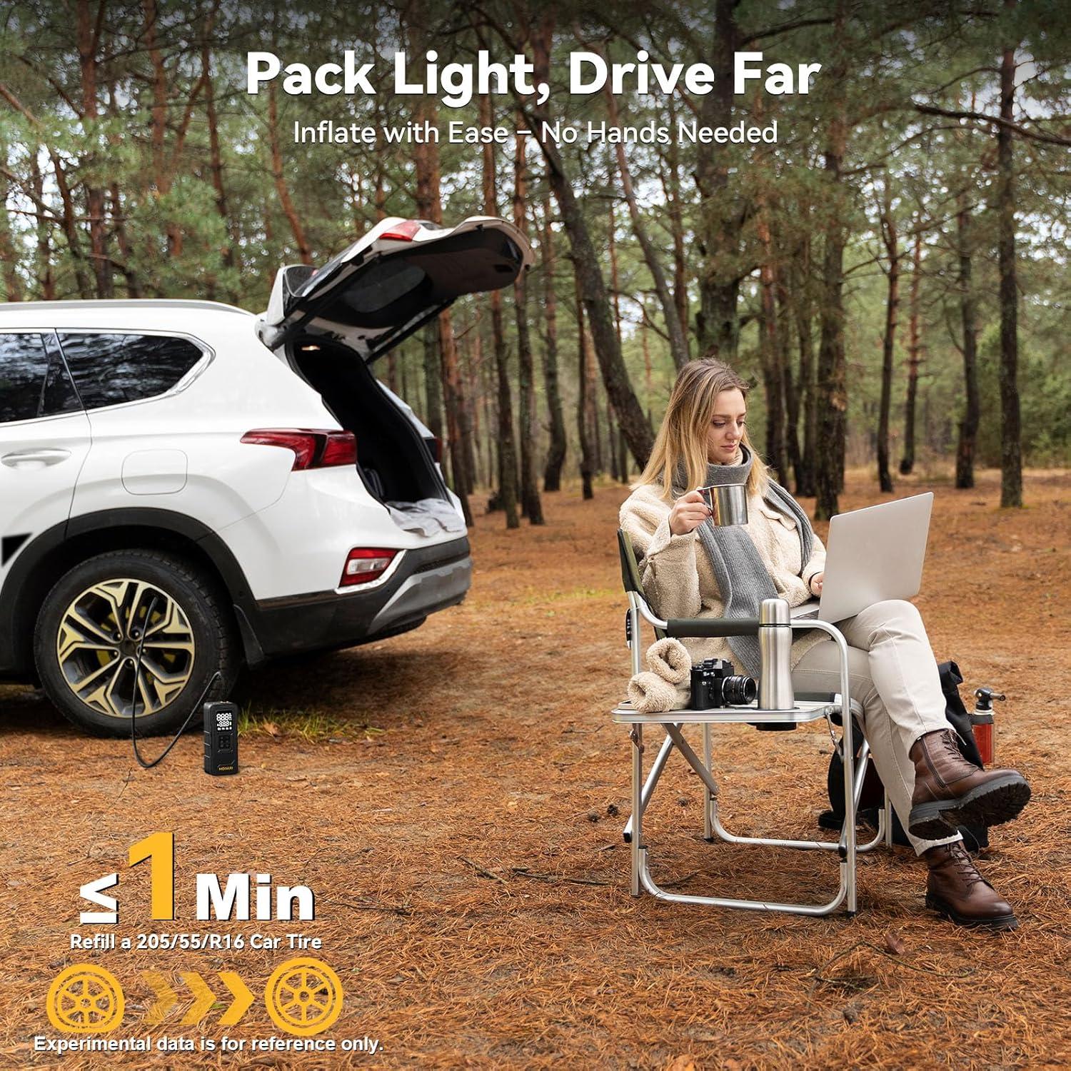 Compresor de Aire Portátil Modari AP001 160 PSI para Neumáticos