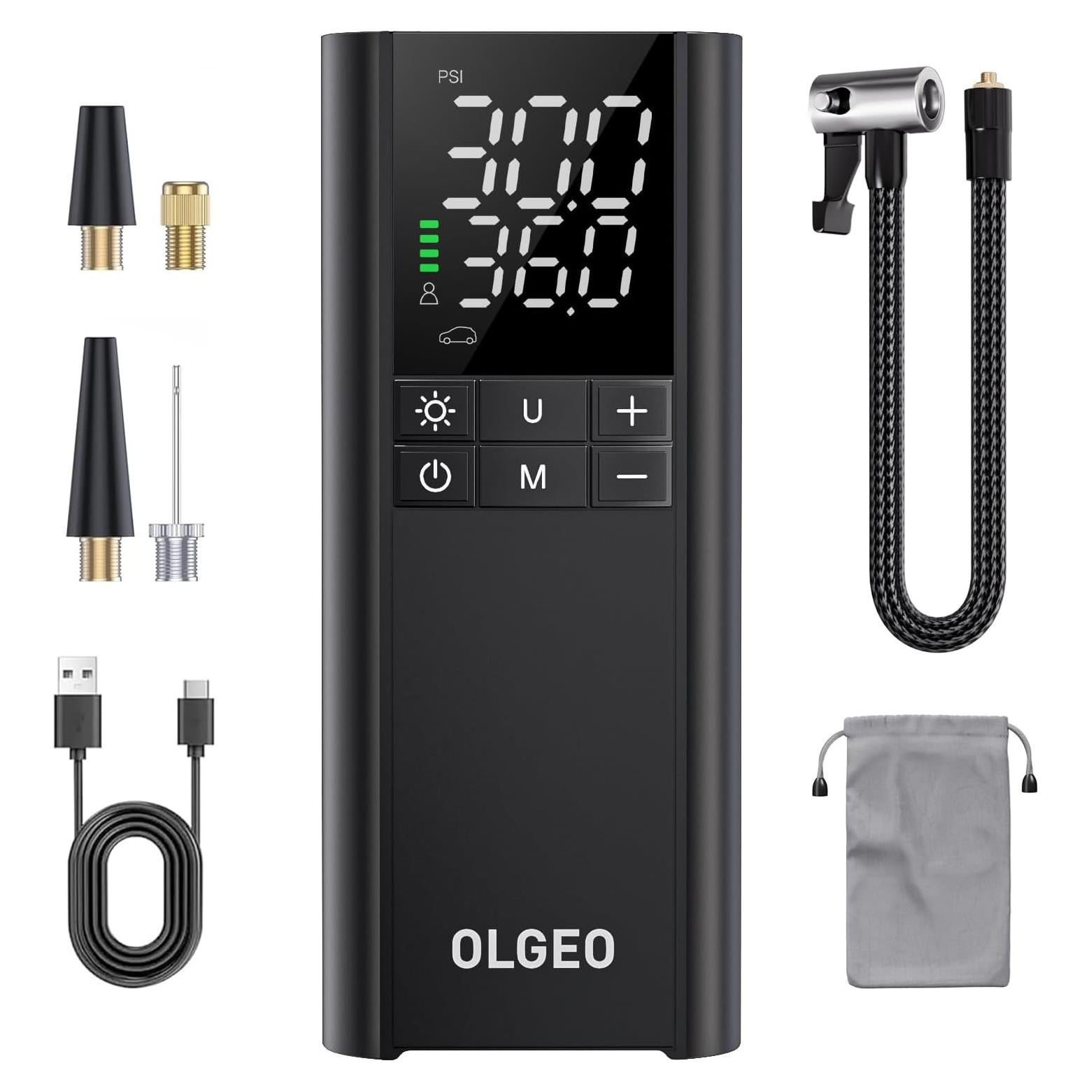 Compresor de Aire Portátil Olgeo M7 170 PSI Inalámbrico