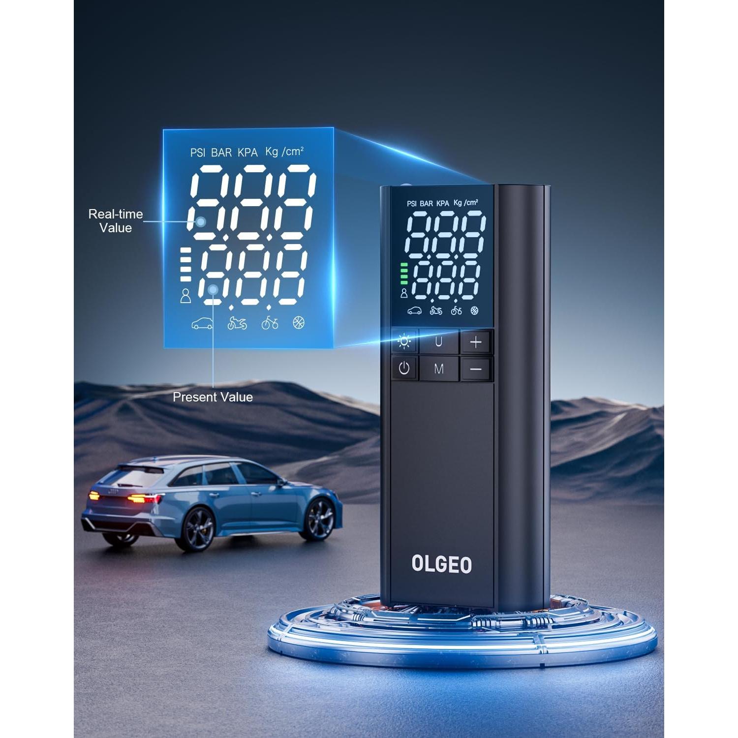 Compresor de Aire Portátil Olgeo M7 170 PSI Inalámbrico