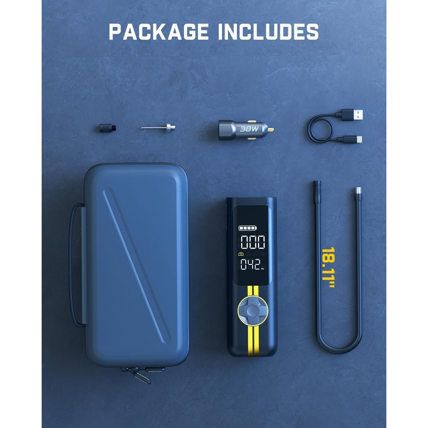 Inflador de Neumáticos Portátil Fanttik X8 APEX EV 150 PSI