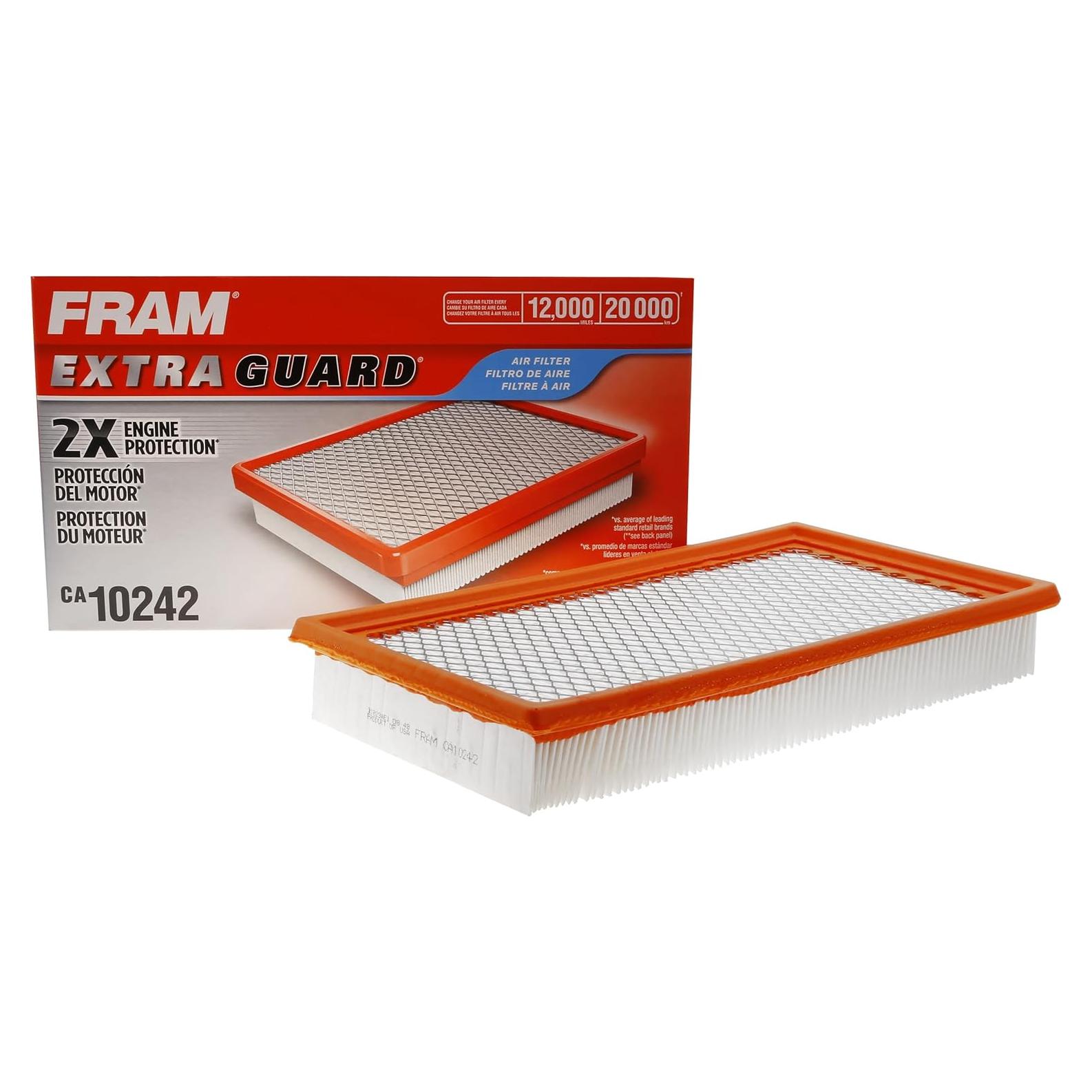 Filtro de aire FRAM Extra Guard CA10242 para Ford y Lincoln