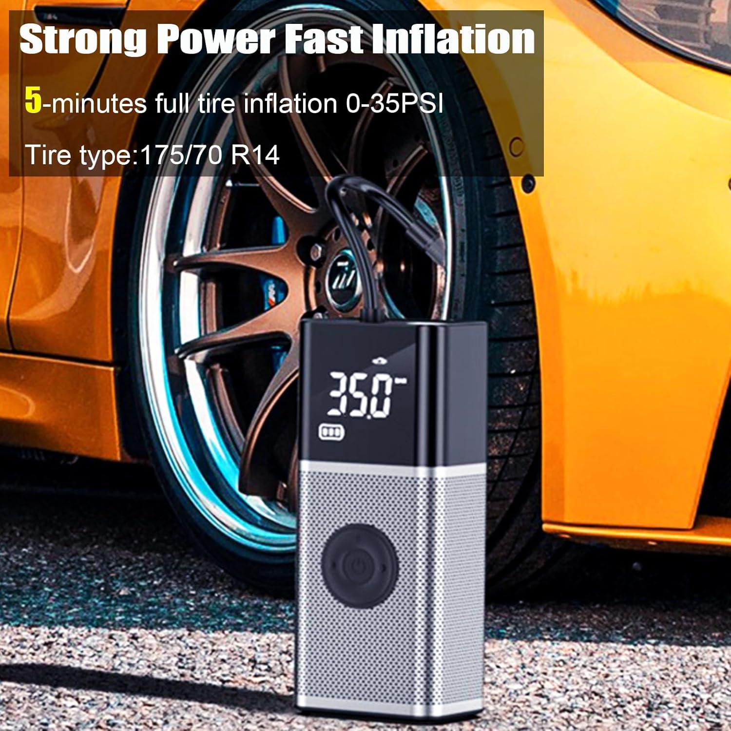 Compresor de Aire Portátil Smiletech T2200, 150 PSI, 12V